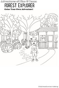 coloring page from Forest Explorer
