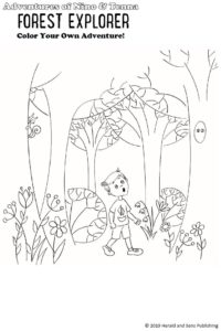 coloring page from Forest Explorer