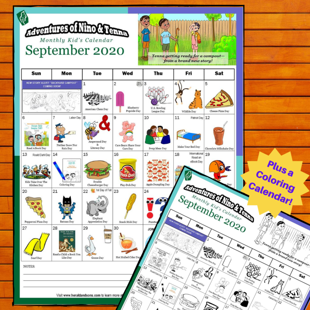 Monthly Calendar Sign Up Herald and Sons Publishing Monthly Calendar Sign Up Herald and Sons Publishing